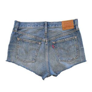 LEVI'S 501 Big "E" Shorts 29 Ultra Short Button Fly Jorts Denim Blue Jean Shorts